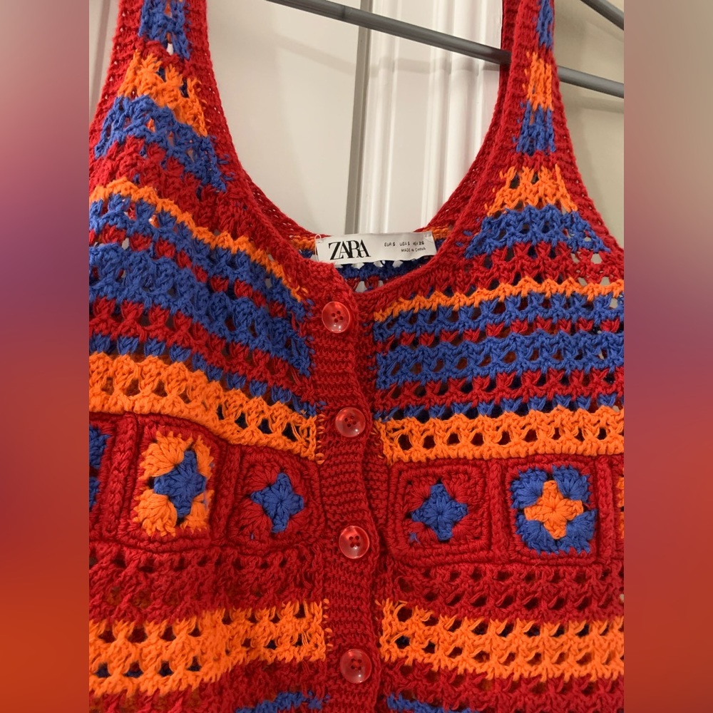 Zara crop tank size S